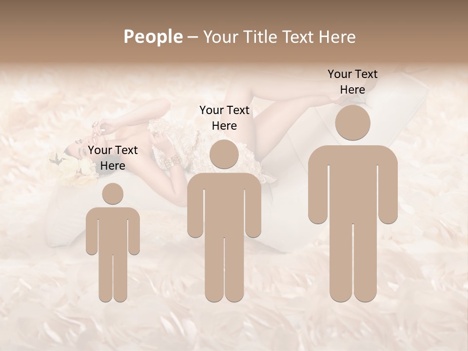 Orchids Lady Eyeshadow PowerPoint Template