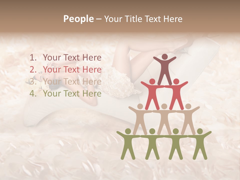 Orchids Lady Eyeshadow PowerPoint Template