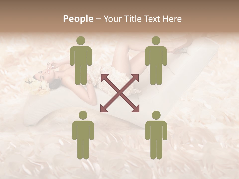 Orchids Lady Eyeshadow PowerPoint Template