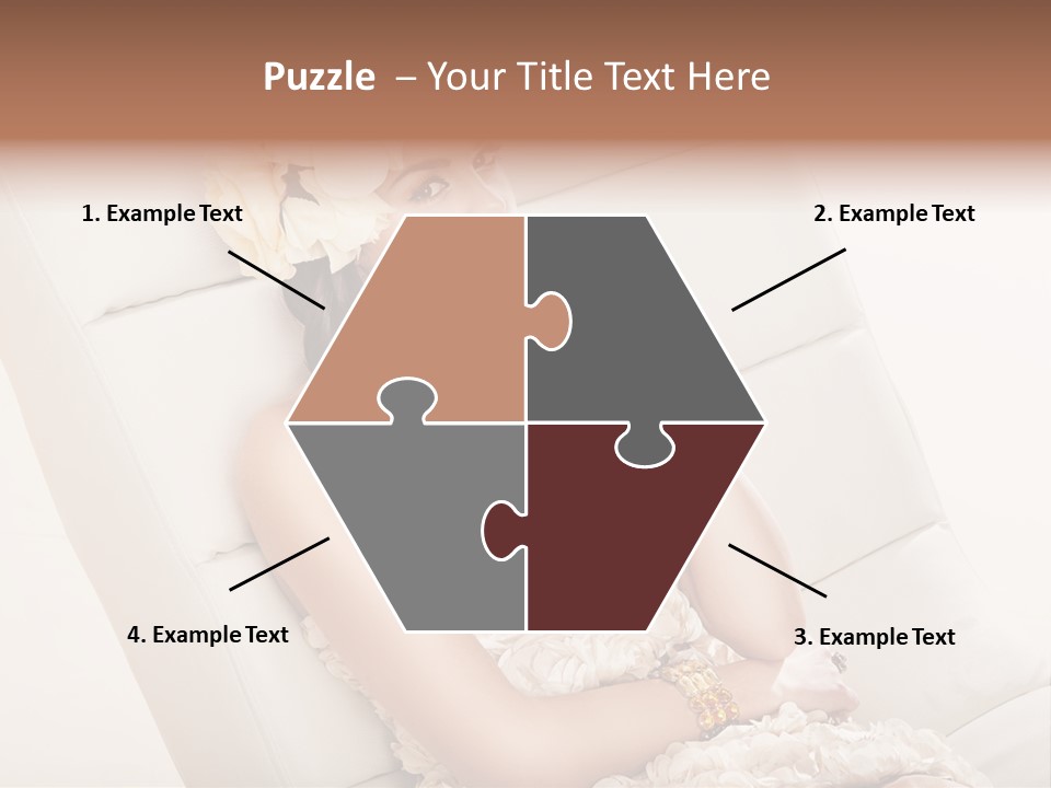 White Toddler Beautiful PowerPoint Template