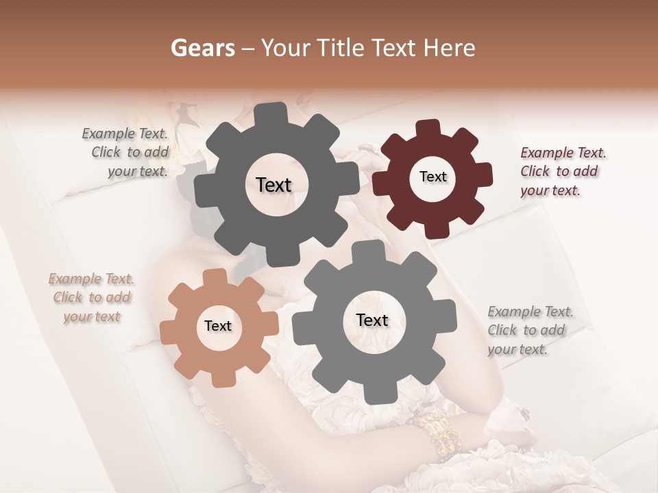 White Toddler Beautiful PowerPoint Template