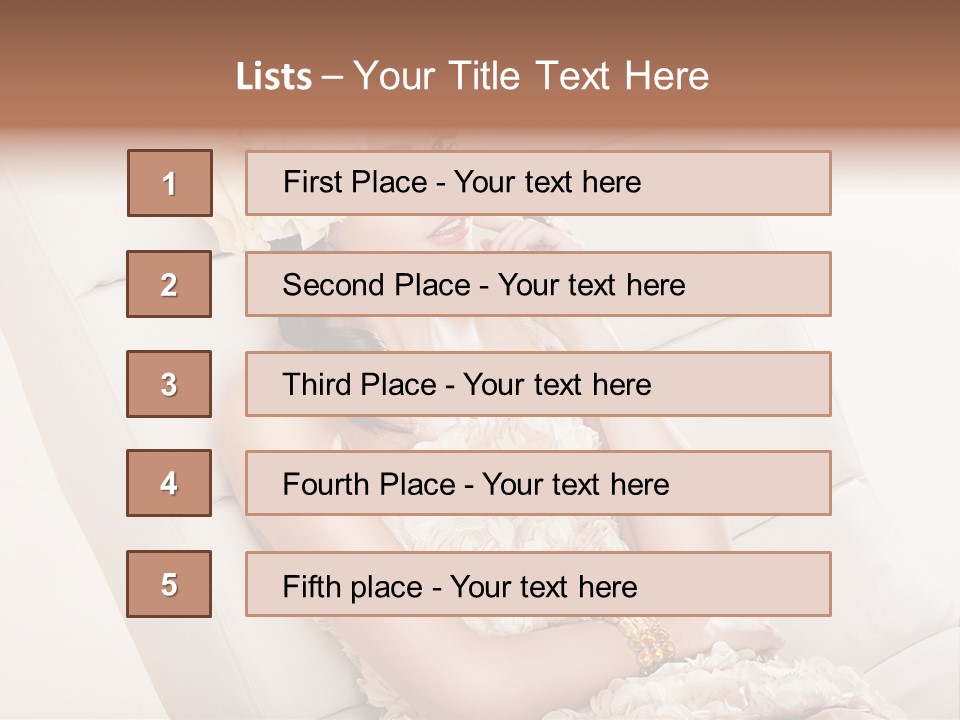 White Toddler Beautiful PowerPoint Template