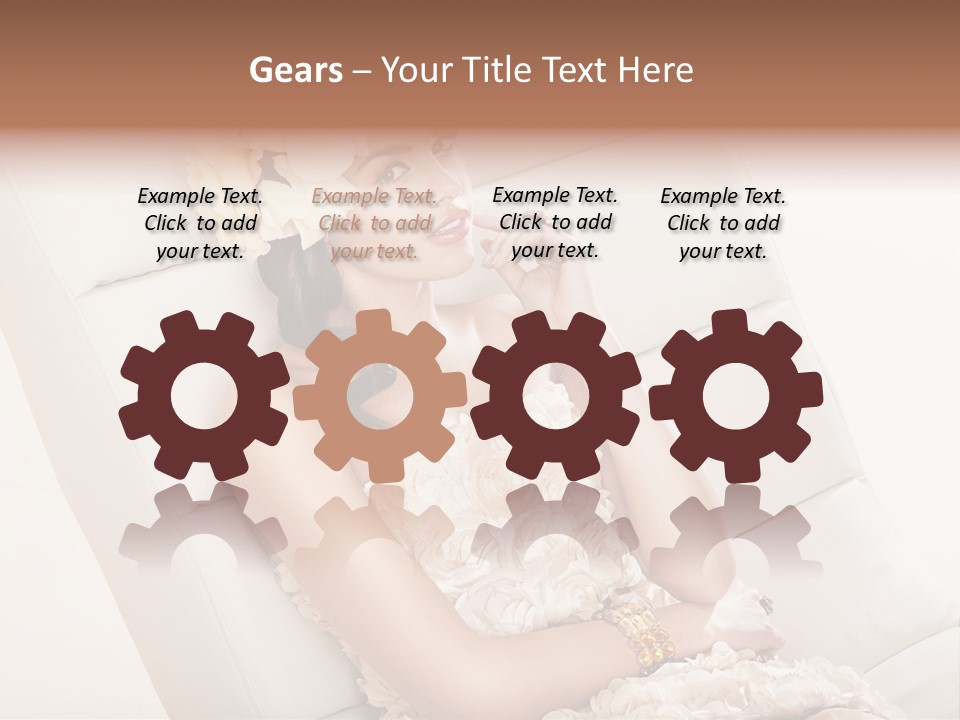 White Toddler Beautiful PowerPoint Template