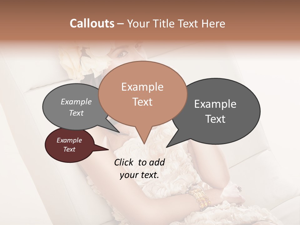 White Toddler Beautiful PowerPoint Template