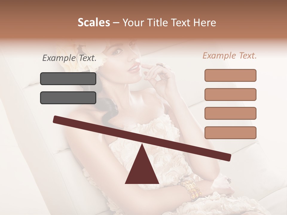 White Toddler Beautiful PowerPoint Template