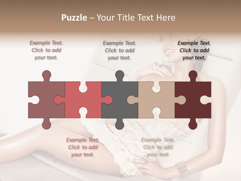 Young Body Lips PowerPoint Template