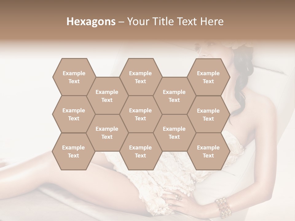 Young Body Lips PowerPoint Template