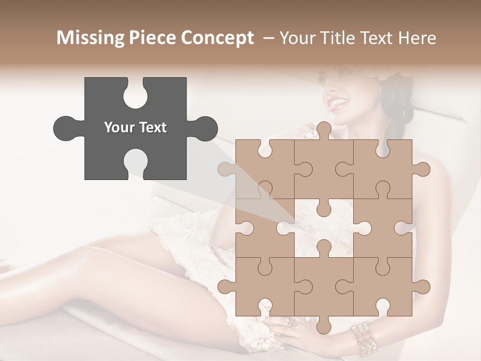 Young Body Lips PowerPoint Template