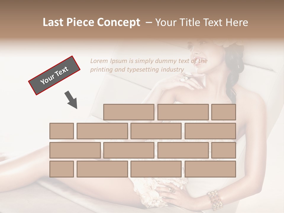 Young Body Lips PowerPoint Template