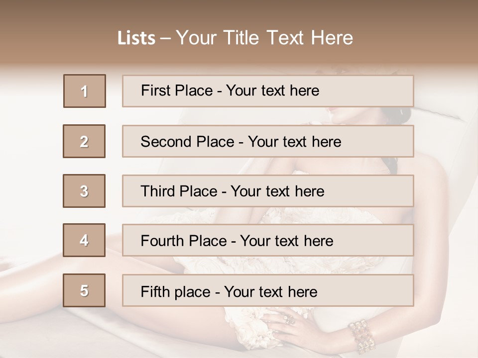 Young Body Lips PowerPoint Template