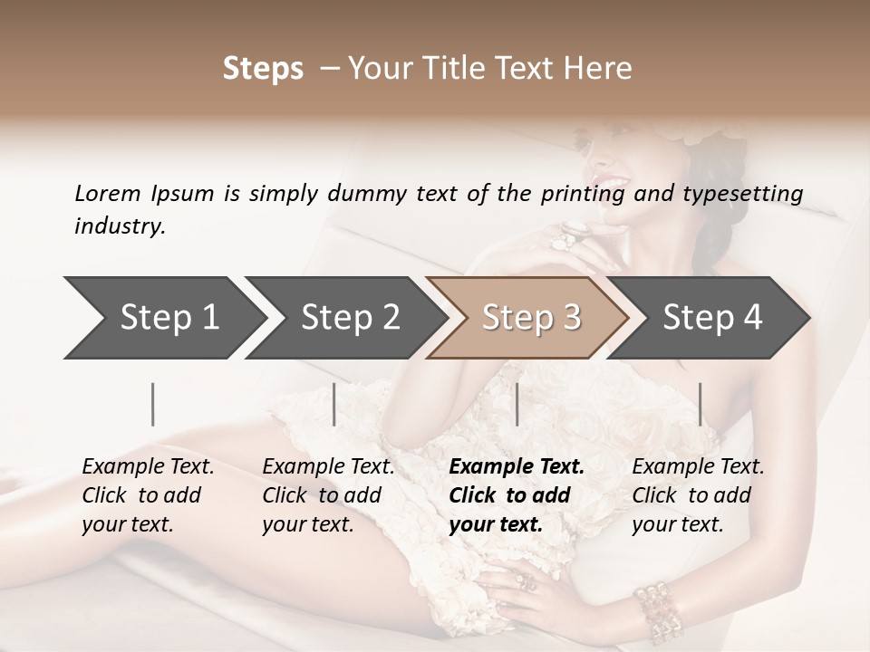 Young Body Lips PowerPoint Template