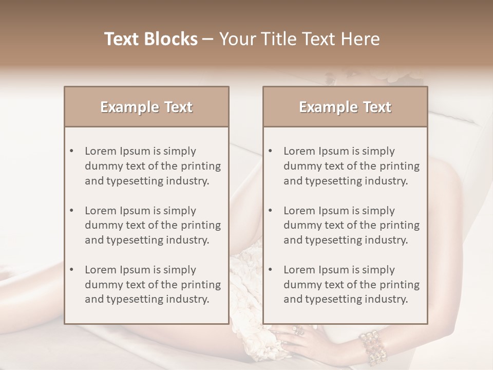 Young Body Lips PowerPoint Template