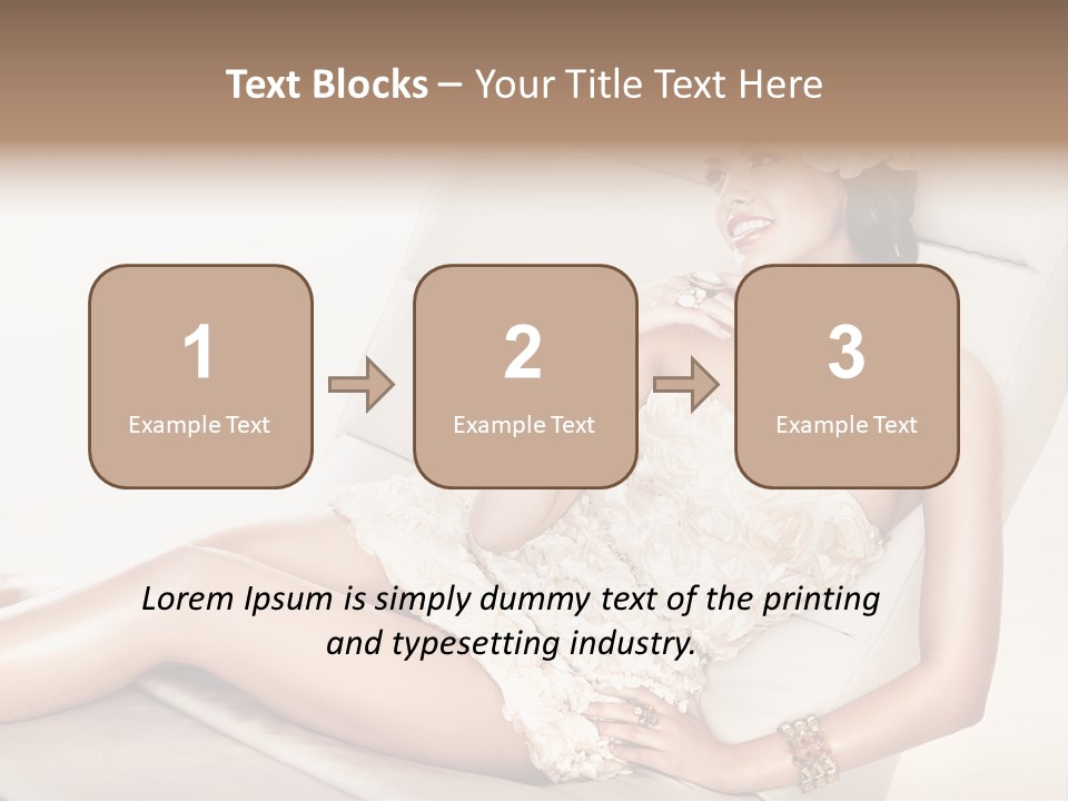 Young Body Lips PowerPoint Template