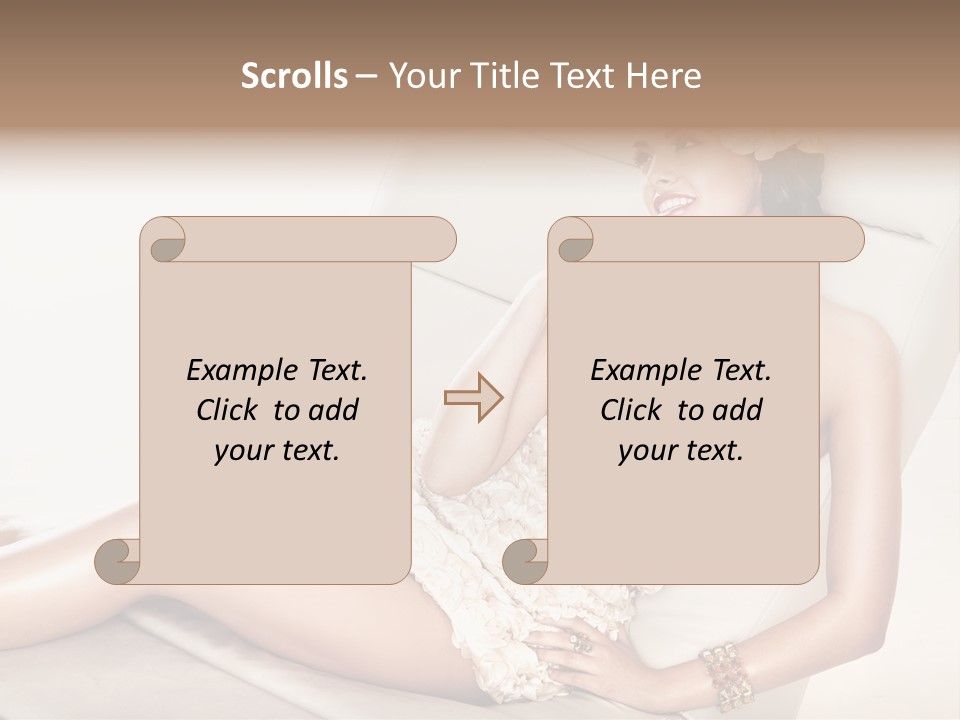 Young Body Lips PowerPoint Template