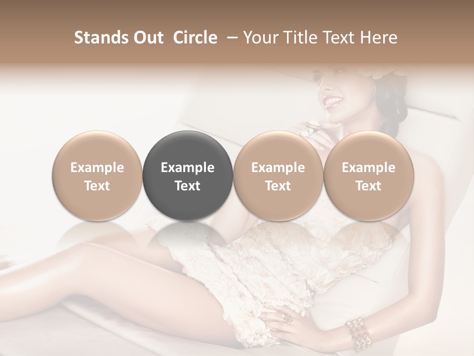 Young Body Lips PowerPoint Template