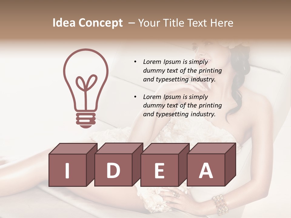 Young Body Lips PowerPoint Template