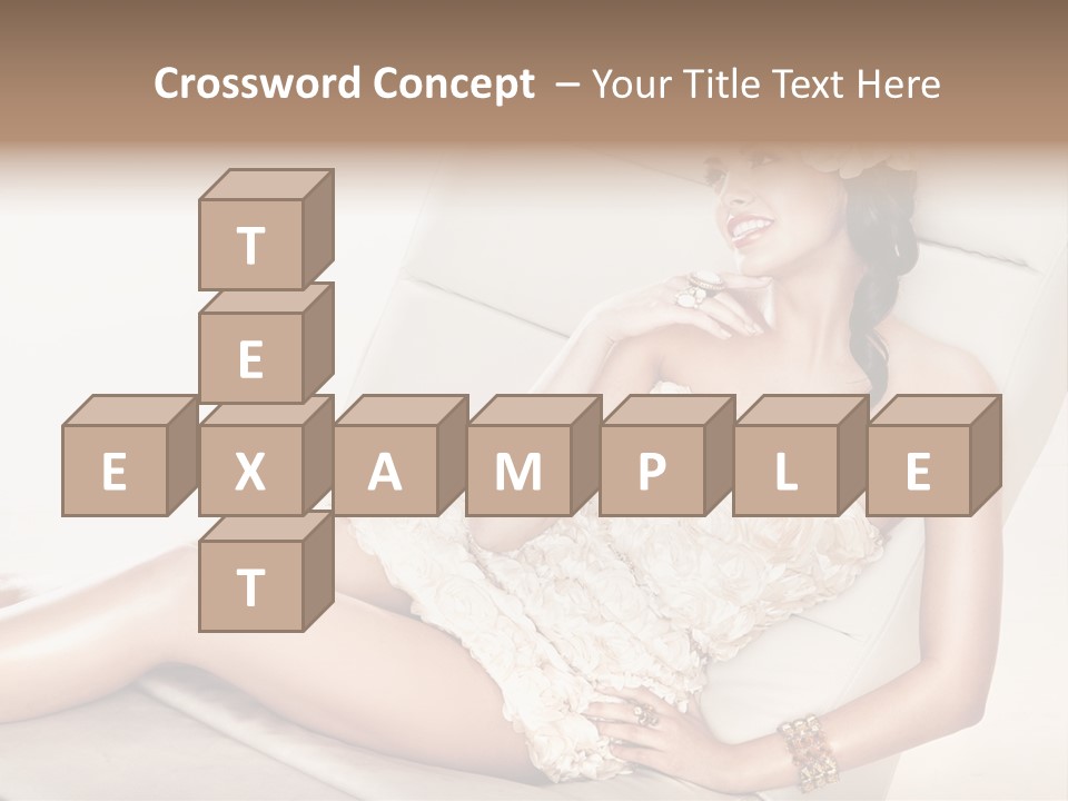 Young Body Lips PowerPoint Template