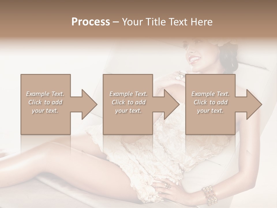 Young Body Lips PowerPoint Template