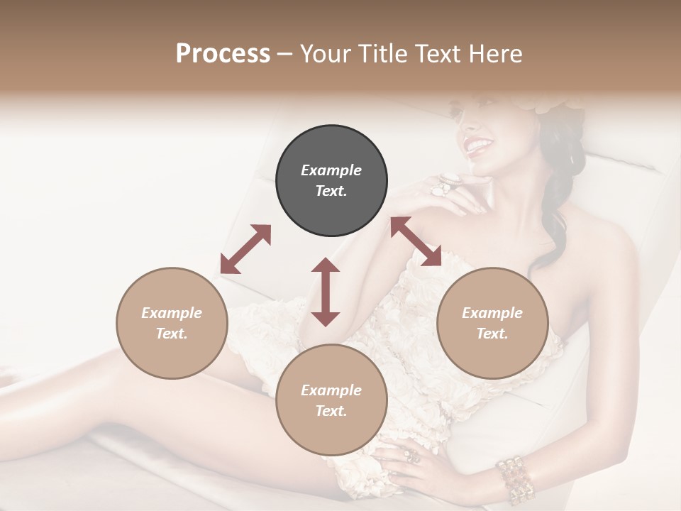 Young Body Lips PowerPoint Template