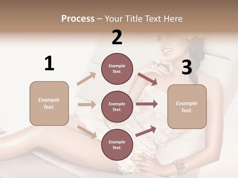 Young Body Lips PowerPoint Template