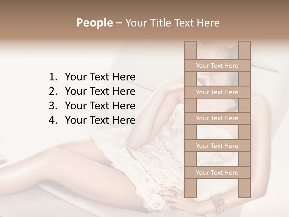 Young Body Lips PowerPoint Template