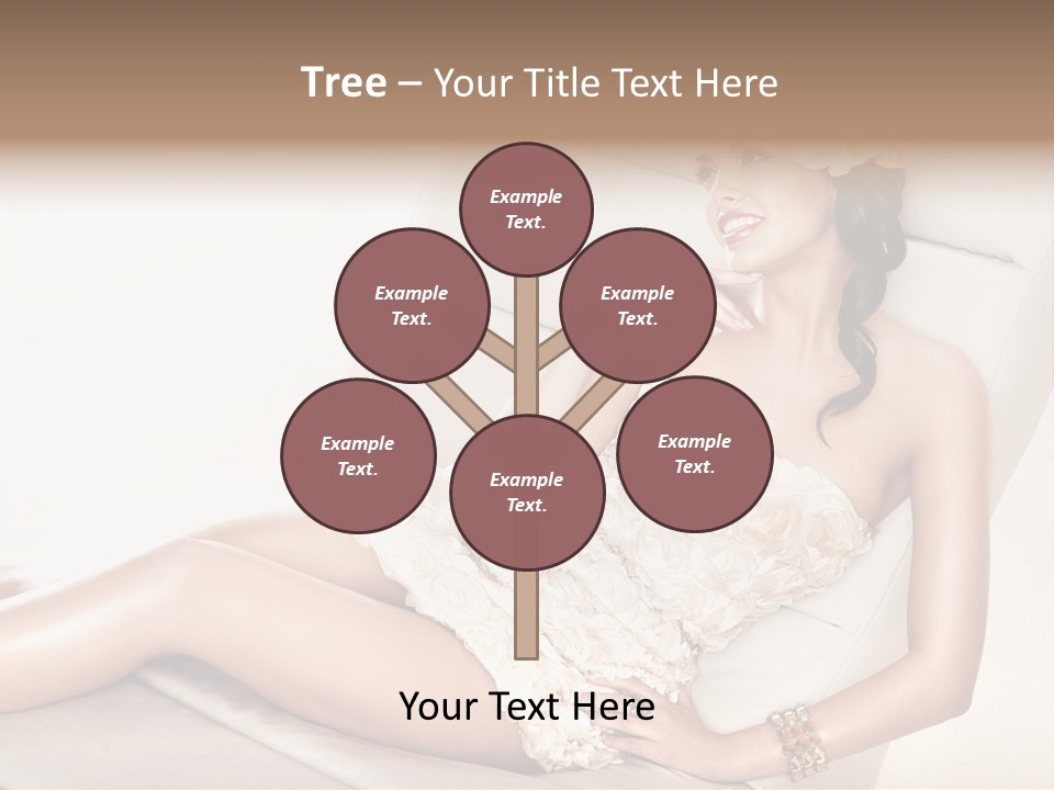 Young Body Lips PowerPoint Template