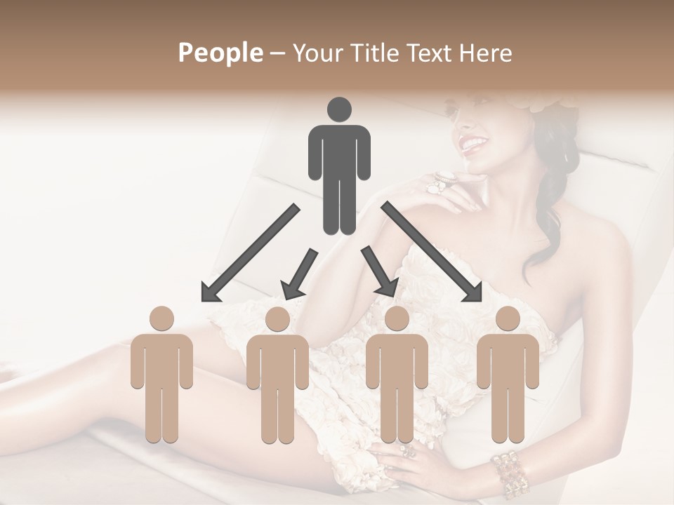 Young Body Lips PowerPoint Template