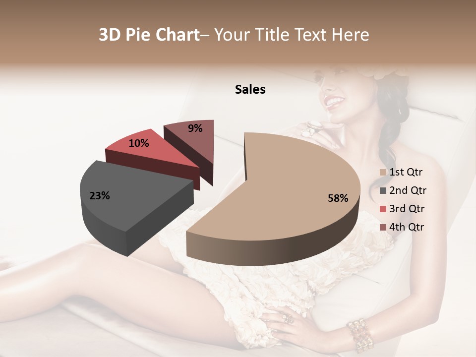 Young Body Lips PowerPoint Template