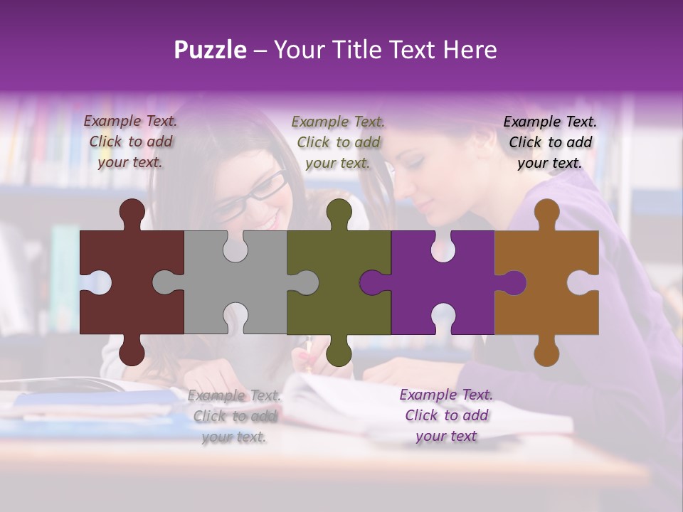 Searching Pretty Smiling PowerPoint Template