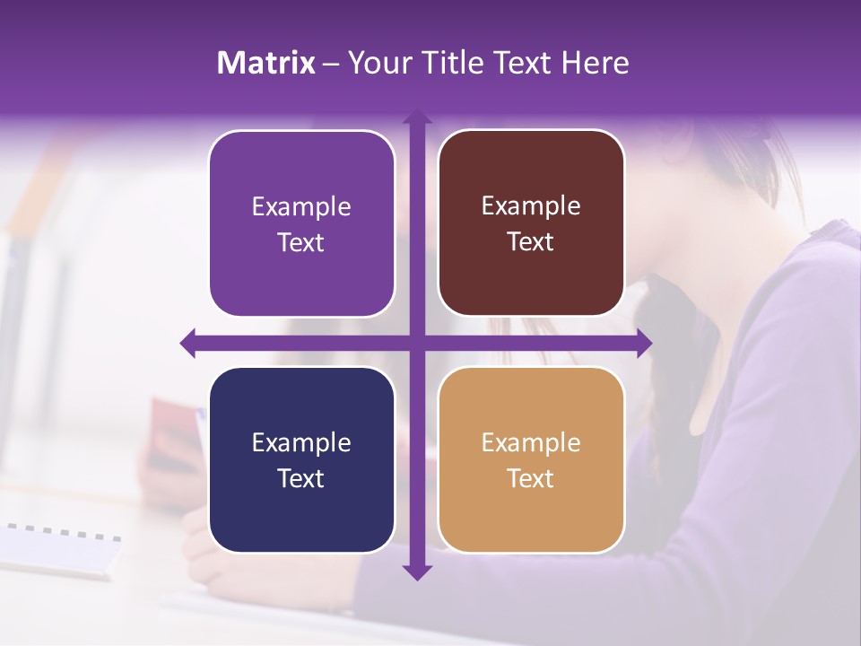 Young Happy Female PowerPoint Template
