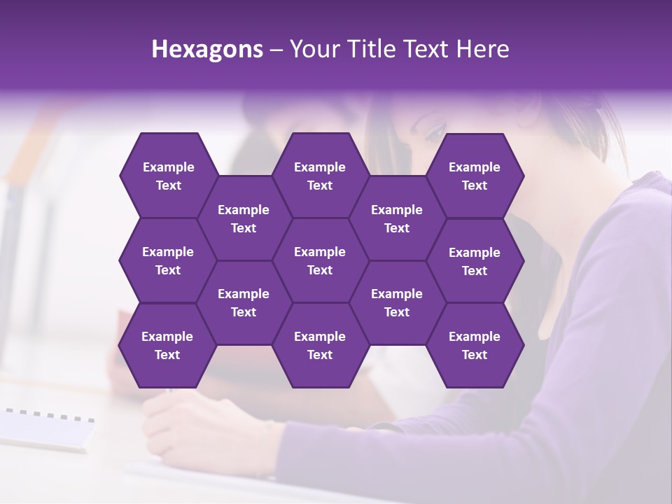 Young Happy Female PowerPoint Template