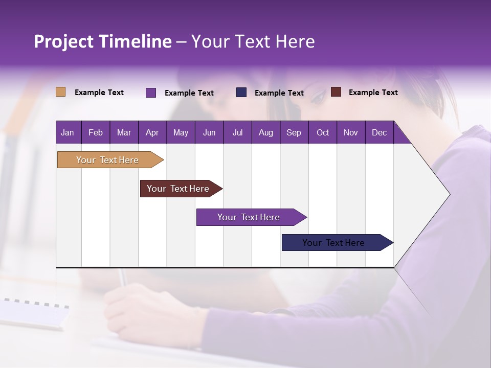 Young Happy Female PowerPoint Template