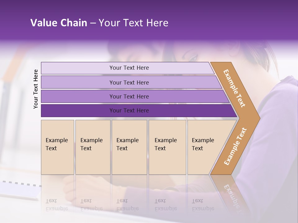 Young Happy Female PowerPoint Template