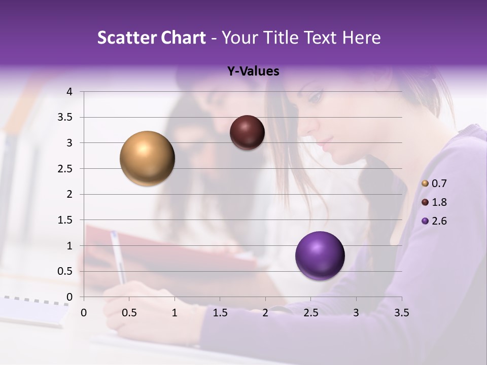 Young Happy Female PowerPoint Template