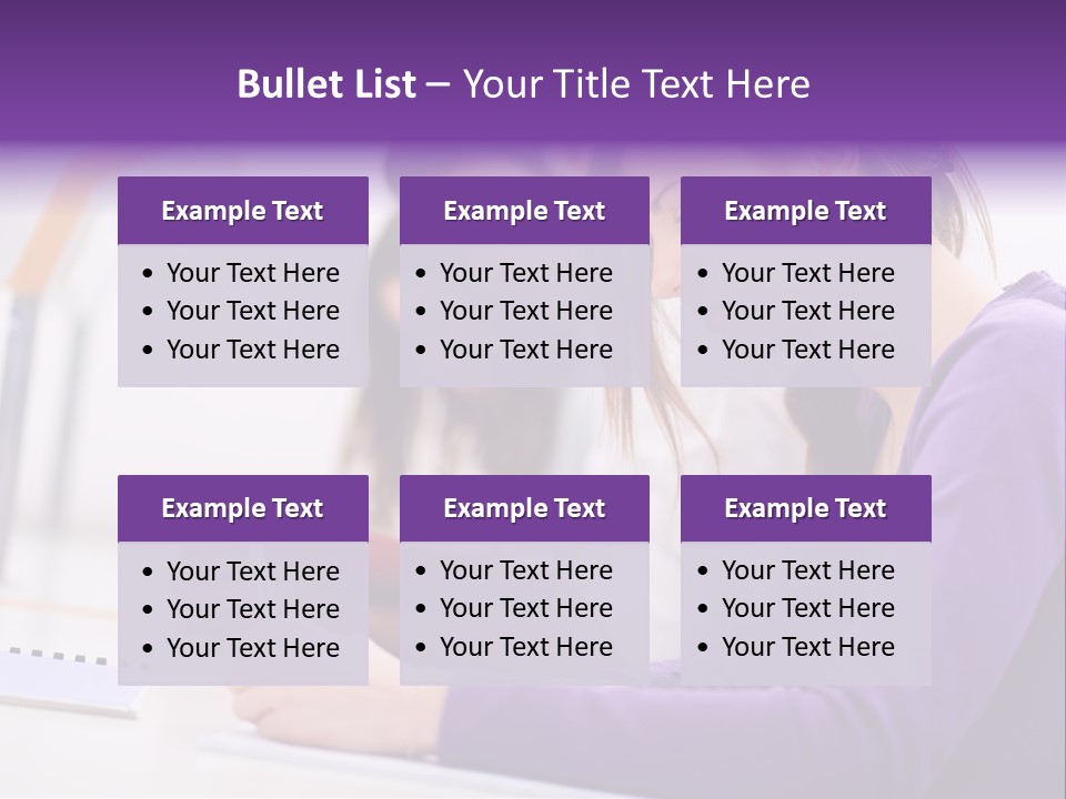 Young Happy Female PowerPoint Template