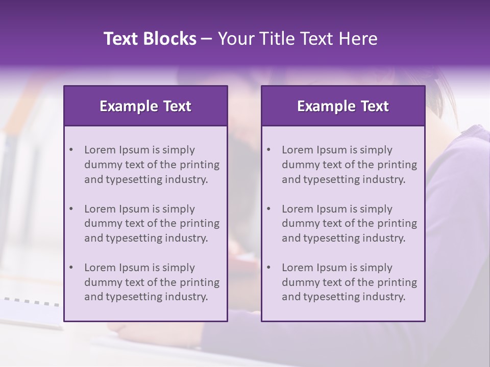 Young Happy Female PowerPoint Template