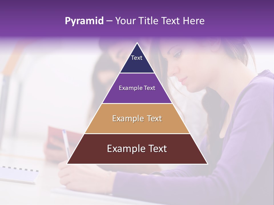 Young Happy Female PowerPoint Template