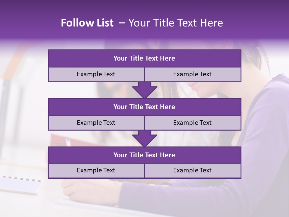 Young Happy Female PowerPoint Template