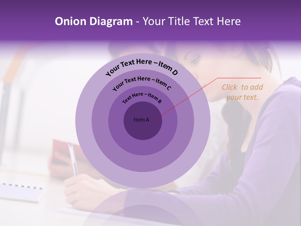 Young Happy Female PowerPoint Template