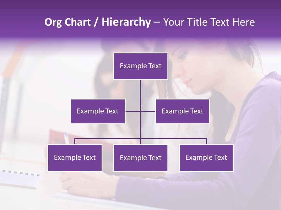 Young Happy Female PowerPoint Template