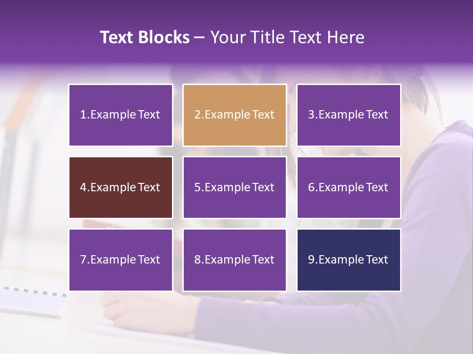 Young Happy Female PowerPoint Template