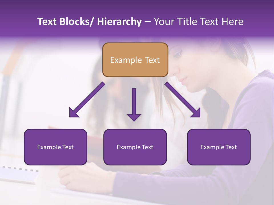 Young Happy Female PowerPoint Template
