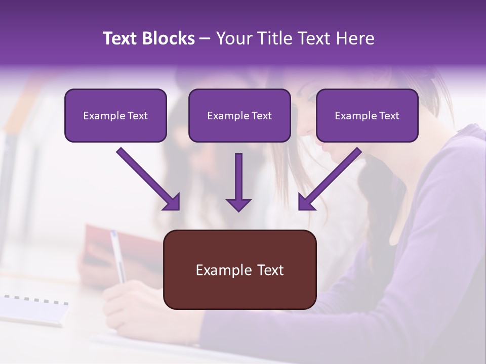 Young Happy Female PowerPoint Template