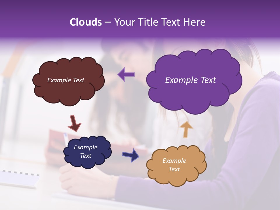 Young Happy Female PowerPoint Template