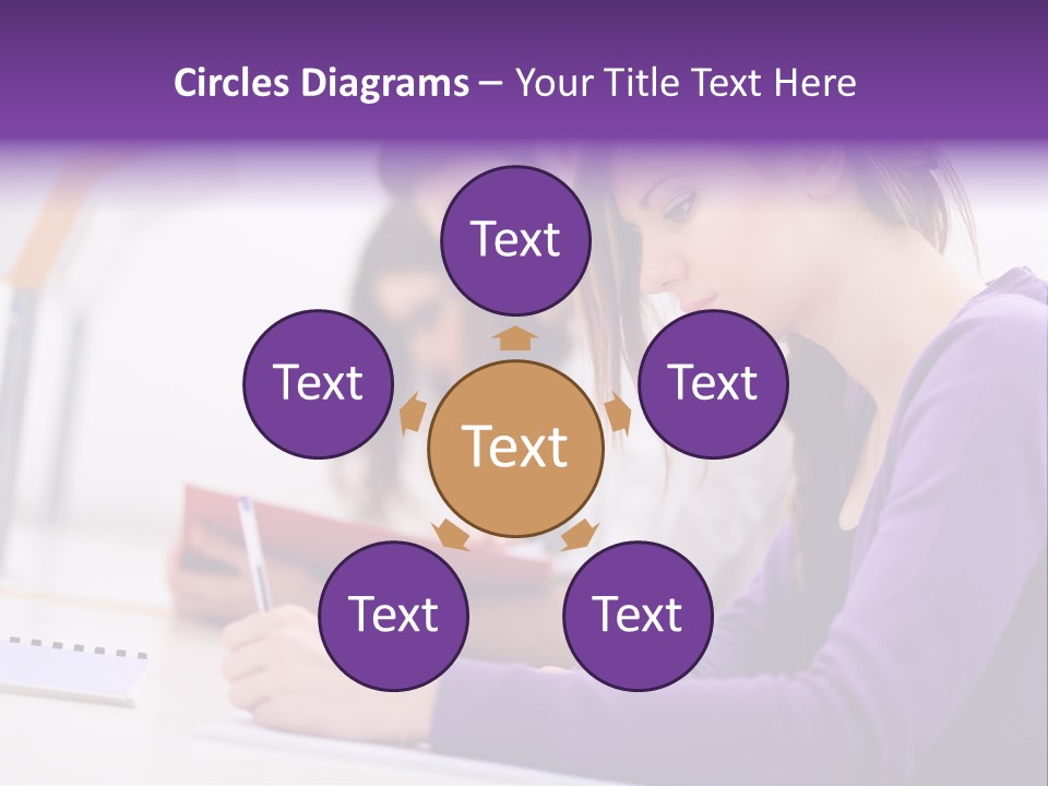 Young Happy Female PowerPoint Template