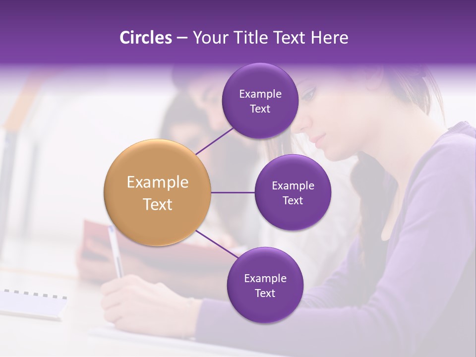 Young Happy Female PowerPoint Template