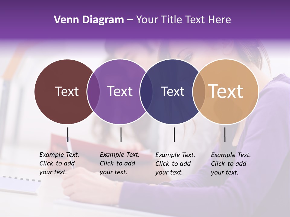 Young Happy Female PowerPoint Template
