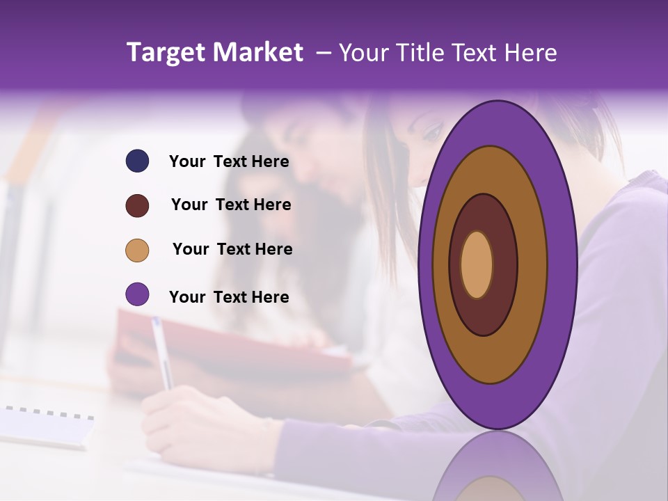 Young Happy Female PowerPoint Template