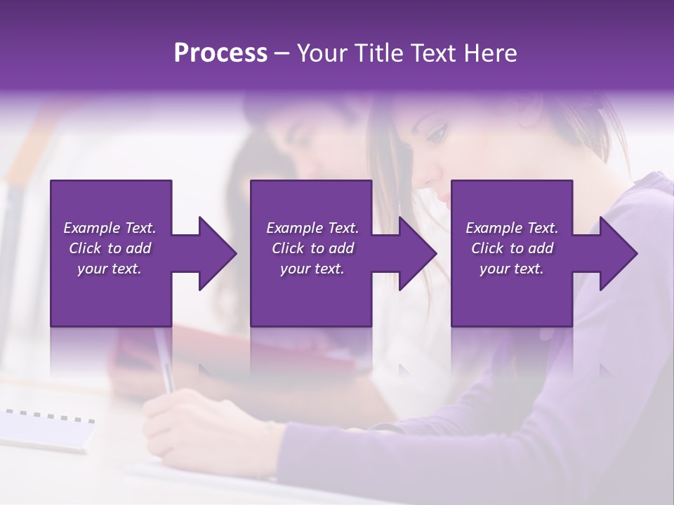Young Happy Female PowerPoint Template