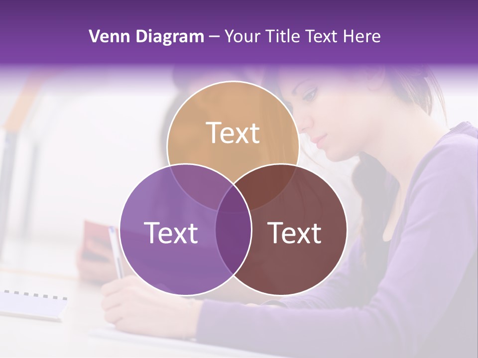 Young Happy Female PowerPoint Template